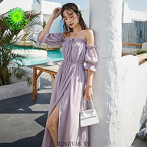 Đầm Dài Trễ Vai Gợi Cảm Cho Nữ