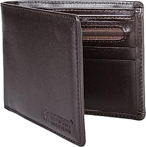 Ví Nam Da Bò Huy Hoàng HT2103 (12.5 x 9.5 cm) - Nâu