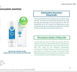 SỮA TẮM TRỊ NẤM VÀ VIÊM DA CHO CHÓ MÈO PRUNUS DR. MICOCHLODINE SHAMPOO 200ml