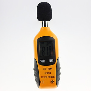 Decibel Meter, Digital Sound Level Meter HT-80A Audio Noise Measure Device Dual Ranges