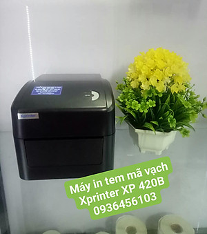 Máy in mã vạch Xprinter XP-420B - Hàng Chính Hãng