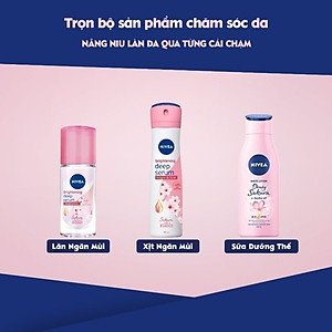 Xịt Ngăn Mùi NIVEA Serum Trắng Mịn Hương Hoa Anh Đào (150 ml) - 85308