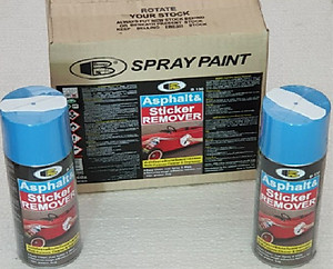 Chai xịt tẩy keo decal, băng dính,  keo dán, nhựa đường.. Asphalt & Sticker Remover - Bosny  B130 - 435 cc  - nhập khẩu Thái Lan (tặng kèm khăn lau và khẩu trang bằng vải không dệt)