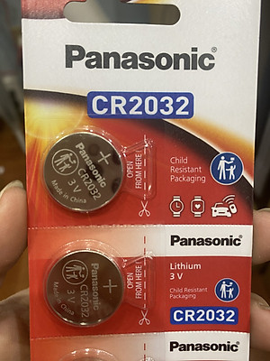 Vỉ 5 Viên Pin CR2032 Panasonic ( CR-2032/5BE x 1 Vỉ ) Lithium 3 V