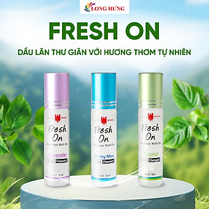 Dầu lăn giảm căng thẳng Eagle Brand Fresh On (8ml) - Hàng chính hãng