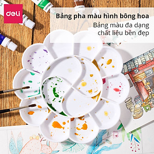 Khay pha màu 10/14 ngăn Deli - 1 chiếc - 9402 / 9403