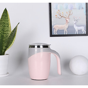 Cốc Khuấy Tự Động Pha Cafe, Sữa, Cốc Khuấy Tự Động 380ml Dùng Pin Lõi Inox 304 Không Rỉ Giữ Nhiệt Tốt - HÀNG CHÍNH HÃNG MINIIN