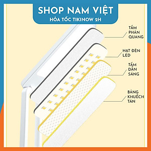 Đèn Bàn Gấp Gọn Treo Tường Tích Điện, Điều Chỉnh Ánh Sáng