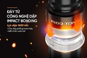 CHẢO Inox Impact Sunhouse ECO IN20-24-26M5 - Đáy từ công nghệ mới Impact Bonding - Dùng được trên mọi loại bếp