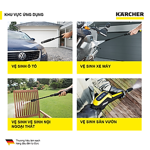 Máy phun rửa áp lực cao Karcher K 2 Power Control Car & Home