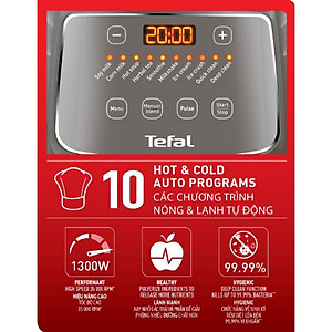 Máy làm sữa hạt, xay sinh tố và nấu đa năng Tefal BL967B66, 1300W, 1.75L - Hàng chính hãng