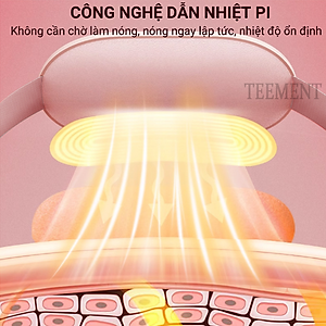 Đai Massage Bụng Kinh Teement, Máy Massage Bụng Kinh, Đai Chườm Nóng Giảm Đau Bụng Kinh, Rung Làm Ấm Giảm Đau 3 Chế Độ - Hàng Chính Hãng