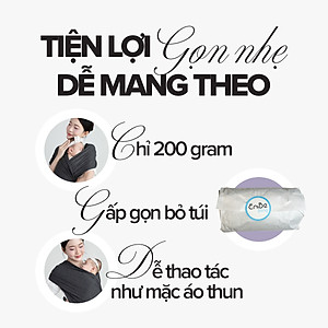 [Cao Cấp] Địu Vải Em Bé Sling Baby Sling Flex/Flex Plus Dễ Địu Êm Vai An Toàn Cho Bé 0–24 Tháng