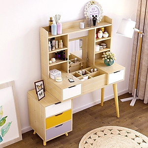Bàn trang điểm đẹp hiện đại, bàn phấn gỗ công nghiệp cao cấp Ohaha - TĐ015