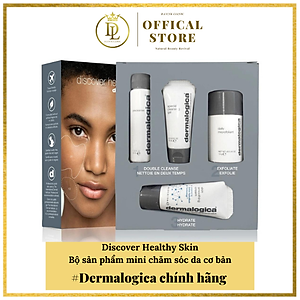 Bộ 4 sản phẩm bảo vệ sức khoẻ làn da dành cho mọi loại da Dermalogica Discover heathy skin kit