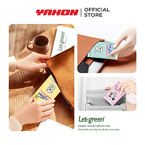 Combo Gói Khăn Giấy Bỏ Túi Tiện Lợi LET-GREEN, 10 Tờ/Gói