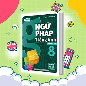 Combo Ngữ pháp tiếng Anh nâng cao lớp 8 (Global) (2 Tập)