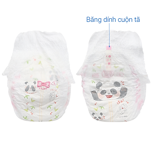 Bỉm - Tã quần Moony Blue size L Girl 44 miếng (Cho bé 9~14kg)