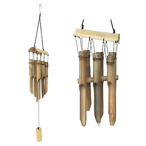 Chuông Gió Phong Thủy Bằng Trúc - Âm Thanh Thư Giãn - Sản Phẩm Thủ Công Thân Thiện Môi Trường