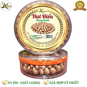 1KG HẠT ĐIỀU VỎ LỤA RANG MUỐI XẾP HOA CAO CẤP THƯƠNG HIỆU SK FOOD