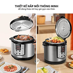 Nồi áp suất điện đa năng Elmich 6L PCE 1809OL - Hàng Chính Hãng