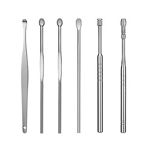 Bộ dụng cụ lấy ráy tai inox cao cấp- Bộ ngoáy tai y tế inox 304- Dụng cụ lấy ráy tai chuyên nghiệp- Bộ vệ sinh tai không đau, an toàn- Bộ dụng cụ ngoáy tai chống gãi rát- Que lấy ráy tai đa năng bằng thép không gỉ