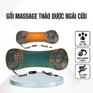 Gối Điện Ngải Cứu Thảo Dược Làm NóngMassage – Xua Tan Đau Mỏi Vai Gáy Cực Nhanh