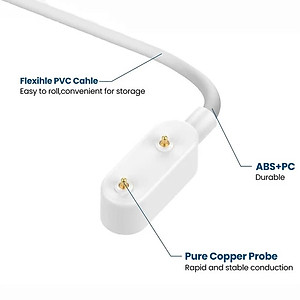 Dây Cáp Sạc Từ Tính Cho Huawei Band 6 7 8 9 10 / Honor Band 6 7 9 / Huawei Watch Fit 1 2 3 MÀU ĐEN - Hàng Nhập Khẩu