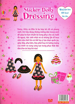 Sách Dán Hình Sáng Tạo Trang Phục Búp Bê - Búp Bê Xinh Xắn
