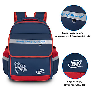 Cặp đi học cấp 1, balo học sinh tiểu học TN Bags TN.B 3016 balo siêu nhẹ chống gù