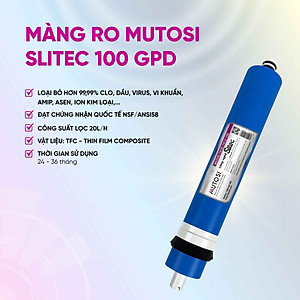 Màng lọc RO Mutosi SLITEC 100GPD - Hàng chính hãng