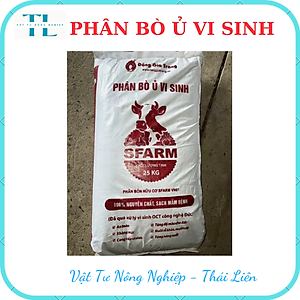 Phân bò ủ vi sinh SFARM đã qua xử lý, bao 2kg, 5kg