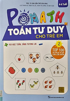 Sách POMath - Toán Tư Duy Cho Trẻ Em 4-6 Tuổi (Tập 2)