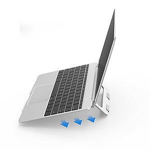 Đế nhôm gập tản nhiệt HXSJ dành cho Laptop, Macbook - Hàng nhập khẩu 