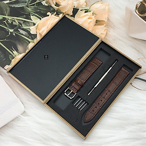 Dây Đeo Đồng Hồ Size Nữ 12mm 14mm 16mm 18mm Da Bò Mềm 