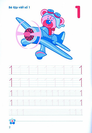 Sách Chuẩn bị cho bé vào lớp 1 - Tập tô chữ số