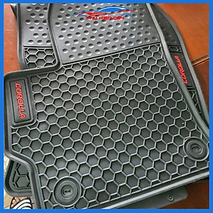 Thảm lót sàn cao su cho xe Cross 2020-2021-2022-2023 mẫu chữ đỏ hàng chuẩn theo xe chịu lực tốt