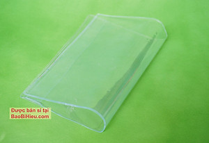 Túi đựng giấy tờ khổ A5 bằng nhựa dẻo PVC (sổ đăng kiểm, giấy chứng nhận tiêm vacxin, hoá đơn...) bamarau - Loại có nắp đậy