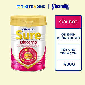 Sữa bột Dành Cho Người Tiểu Đường Vinamilk Sure Diecerna - 400g