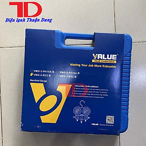 Đồng hồ đo áp suất gas máy lạnh VALUE R22 hàng chính hãng
