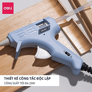 Máy Bắn Keo Nến Deli - Phù hợp DIY Làm Đồ Handmade Thủ Công - An Toàn, Nhỏ Gọn, Dễ Sử Dụng - DL390120