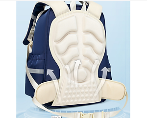 Balo học sinh cấp 1 và 2 siêu nhẹ chống gù chống nước cao cấp phong cách châu âu