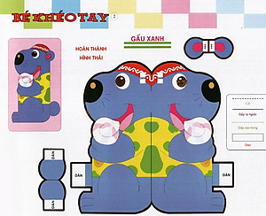 Sách Cắt Và Dán Hình 3D - Bé Khéo Tay - Thế Giới Sáng Tạo