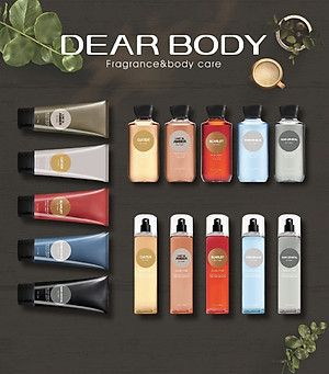 Gel Tắm Nước Hoa DEAR BODY 295ml Dành Cho Nam - Sạch Da -  Mềm - Mịn - Mượt - Hương Thơm Mạnh Mẽ - Nam Tính - 