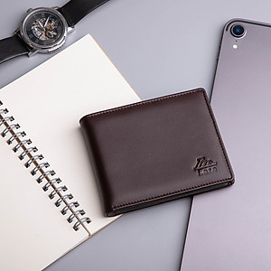 Ví nam da bò Lata ( Thời trang nam - Ví da thật LVN80 )