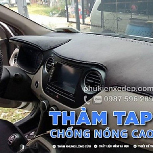 Thảm chống nóng taplo cho xe HYUNDAI GETZ chất liệu Nhung Lông cừu 3 lớp chống trượt