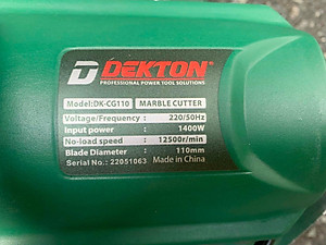 MÁY CẮT GẠCH & CƯA GỖ 1400W 110MMDEKTON DK-CG110A - HÀNG CHÍNH HÃNG