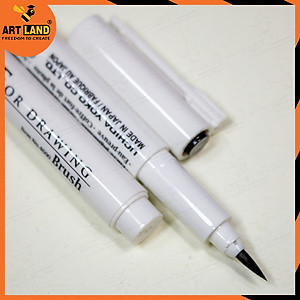 Bút Line Viền Nét For Drawing Mực Đen - Đầu Brush