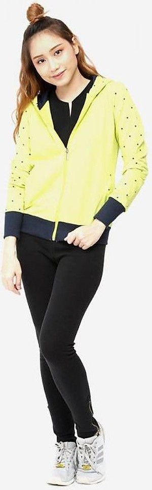 Áo Khoác Nữ Chấm Bi Phúc An 4033_xanhChuoi