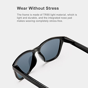 XIAOMI Kính Mát Gọng Vuông Thời Trang Cho Nam Nữ